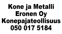 Kone ja Metalli Eronen Oy logo